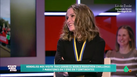 Verdeliss explica por qué decidio participar en el 'World Marathon Challenge': "Hace tiempo que se me fue la olla" La influencer cuenta que cuando todavía no había terminado su primer reto personal, correr 12 maratones en 12 meses, ya se inscribió en este desafío maratoniano: siete maratones en siete días en siete países distintos.