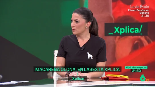 Xplica Macarena Olona explica por qué ha estado un año alejada de los medios Xplica Macarena Olona explica por qué ha estado un año alejada de los medios