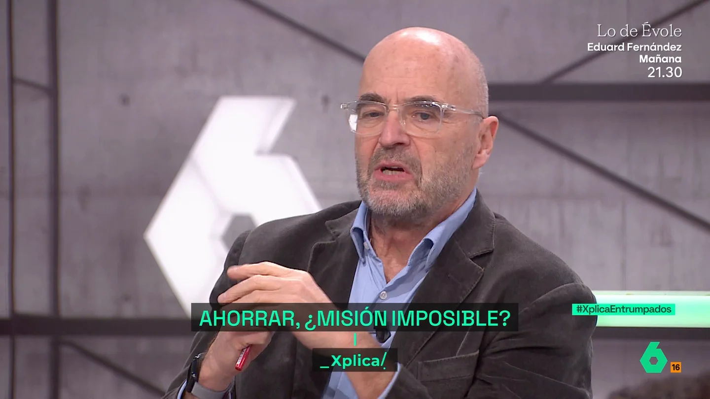 Xplica Javier Díaz-Giménez: "Todos puede ahorrar 10 ó 20 euros al mes, pero prefieren gastarlo en otras cosas" Xplica Javier Díaz-Giménez: "Todos puede ahorrar 10 ó 20 euros al mes, pero prefieren gastarlo en otras cosas"