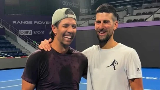 Fernando Verdasco y Novak Djokovic Fernando Verdasco y Novak Djokovic