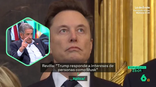 La dura crítica de Revilla a los grandes magnates que apoyan a Trump: "Es una pornografía de la riqueza que resulta insoportable" La dura crítica de Revilla a los grandes magnates que apoyan a Trump: "Es una pornografía de la riqueza que resulta insoportable"