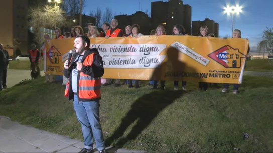 Protesta por la situación del Metro en Coslada Protesta por la situación del Metro en Coslada