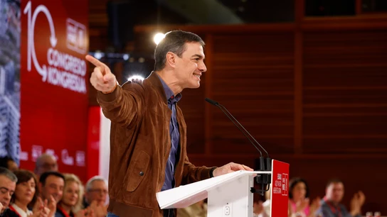 El presidente del Gobierno y secretario general del PSOE, Pedro Sánchez, interviene este sábado en el congreso del PSE-EE El presidente del Gobierno y secretario general del PSOE, Pedro Sánchez, interviene este sábado en el congreso del PSE-EE