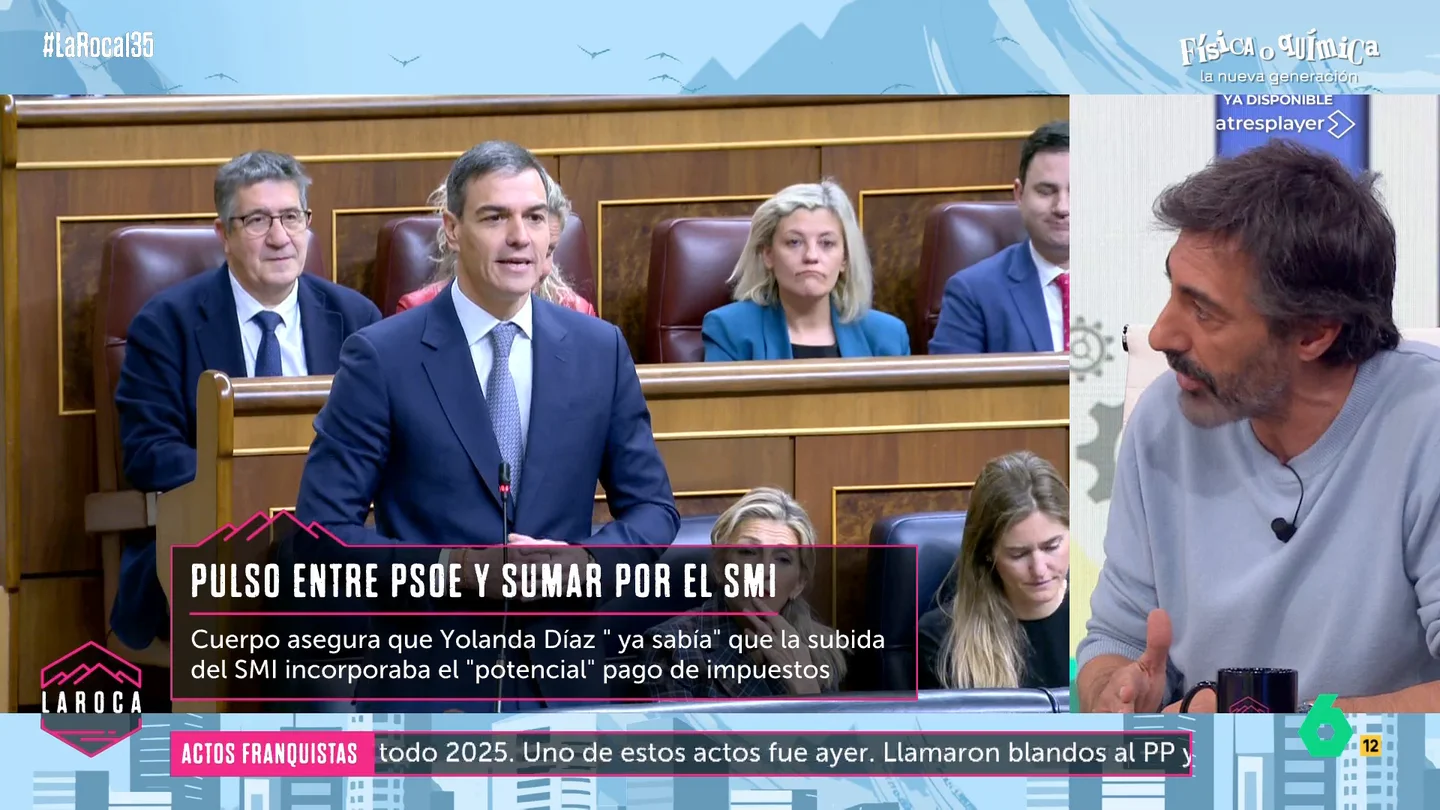 Juan del Val empatiza con quienes creen que pagan demasiados impuestos: "Solo ha llegado el 3% de las ayudas de la DANA" Juan del Val empatiza con quienes creen que pagan demasiados impuestos: "Solo ha llegado el 3% de las ayudas de la DANA"