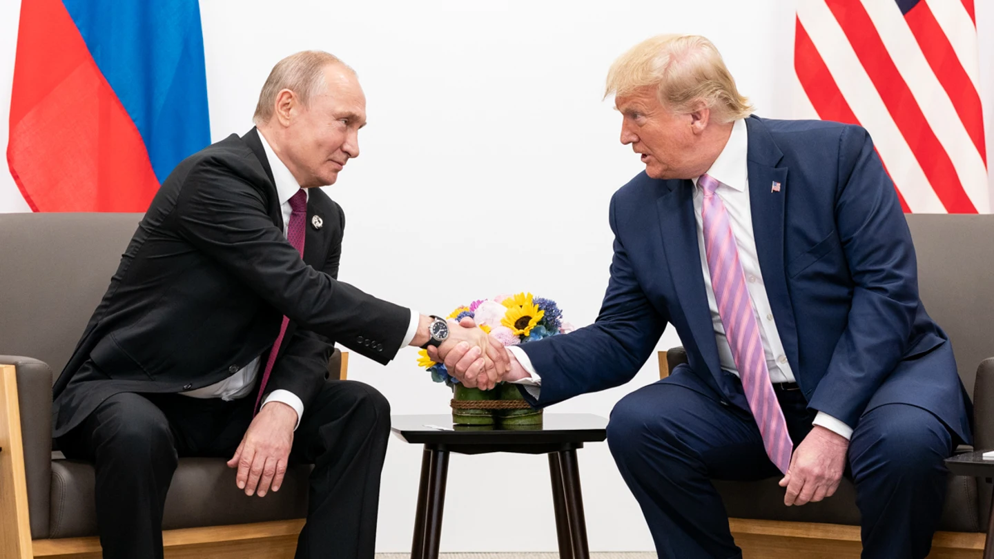 Donald Trump y Vladímir Putin en una imagen de archivo Donald Trump y Vladímir Putin en una imagen de archivo