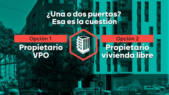 Los promotores inmobiliarios catalanes proponen crear dos accesos en los edificios para separar los pisos de mercado libre de los sociales Los promotores inmobiliarios catalanes proponen crear dos accesos en los edificios para separar los pisos de mercado libre de los sociales