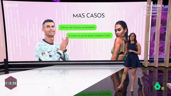 Los supuestos mensajes privados de Cristiano a una modelo Los supuestos mensajes privados de Cristiano a una modelo