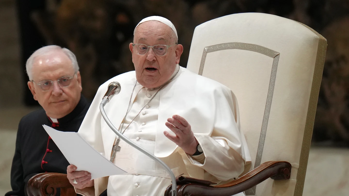 El papa Francisco, durante un acto El papa Francisco, durante un acto