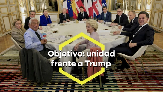 Los principales líderes europeos, reunidos en París en una cumbre informal Los principales líderes europeos, reunidos en París en una cumbre informal