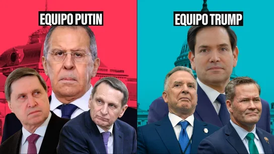 Rusia y EEUU, frente a frente por la paz en Ucrania: así son el equipo de Putin y el 'Team Trump' Rusia y EEUU, frente a frente por la paz en Ucrania: así son el equipo de Putin y el 'Team Trump'
