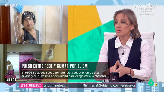 LA ROCA Tania Sánchez: "No es lo mismo cobrar 16.000 euros y pagar un 3%, ganar 40.000 y pagar el 16%" LA ROCA Tania Sánchez: "No es lo mismo cobrar 16.000 euros y pagar un 3%, ganar 40.000 y pagar el 16%"