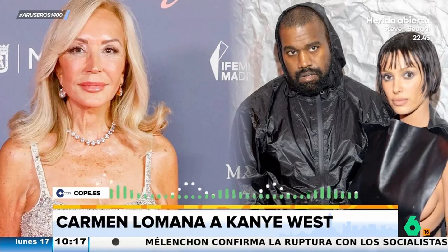 Carmen Lomana carga contra Kanye West y Bianca Censori tras el "vestido" de los Grammy: "Él es asqueroso y ella es imbécil" Carmen Lomana carga contra Kanye West y Bianca Censori tras el "vestido" de los Grammy: "Él es asqueroso y ella es imbécil"
