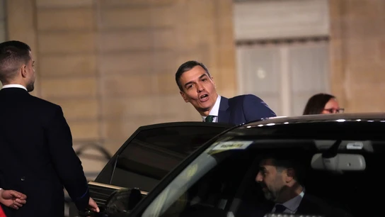 El presidente del Gobierno, Pedro Sánchez, a su salida de la reunión con los líderes europeos en París El presidente del Gobierno, Pedro Sánchez, a su salida de la reunión con los líderes europeos en París