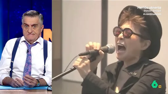 Wyoming escoge a Yoko Ono para describir la situación entre Ucrania y EEUU: "Igual no le pilláis la onda poética..." Wyoming escoge a Yoko Ono para describir la situación entre Ucrania y EEUU: "Igual no le pilláis la onda poética..."