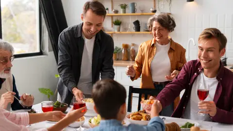 Comer en familia Comer en familia