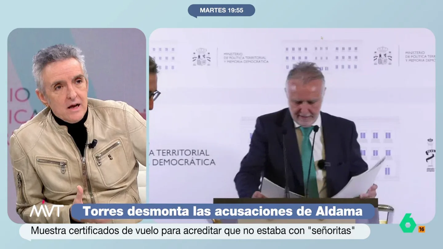 "¿Esta gente no sabe con quién se junta?": Ramoncín, muy crítico sobre la relación entre el PSOE y Aldama El ministro de Política Territorial y Memoria Democrática ha negado las acusaciones de Víctor de Aldama, que lo situaban en unos pisos en los que había mujeres prostituidas, presentado varios certificados y documentos.