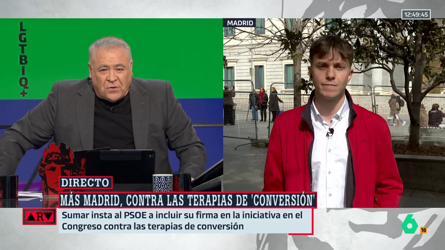 Más Madrid insta al PSOE a incluir su firma en la iniciativa en el Congreso contra las terapias de conversión Más Madrid insta al PSOE a incluir su firma en la iniciativa en el Congreso contra las terapias de conversión