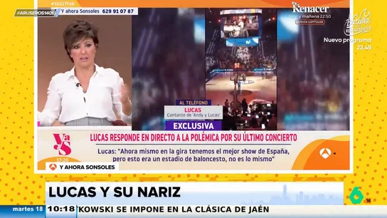 Lucas, de 'Andy y Lucas', estalla contra las críticas y anuncia que se operará la nariz: "Quien quiera verme me la va a tener que pagar" Lucas, de 'Andy y Lucas', estalla contra las críticas y anuncia que se operará la nariz: "Quien quiera verme me la va a tener que pagar"