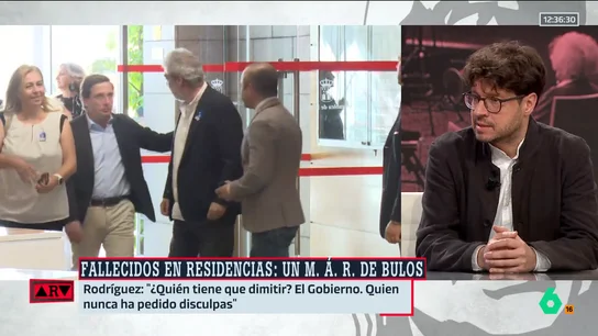 Al Rojo Vivo (18-02-25) Fernando Berlín, sobre Miguel Ángel Rodríguez tras poner en duda el testimonio de las víctimas de la pandemia: "No conoce límites" Al Rojo Vivo (18-02-25) Fernando Berlín, sobre Miguel Ángel Rodríguez tras poner en duda el testimonio de las víctimas de la pandemia: "No conoce límites"