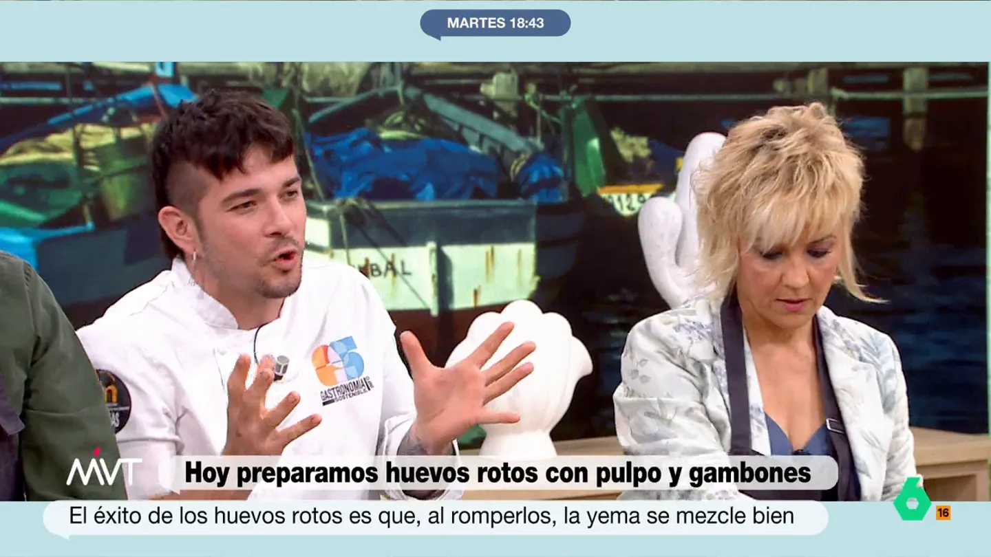 El chef Carlos Maldonado comparte su truco para mejorar la cremosidad del pulpo: "Meterlo en agua caliente" El chef Carlos Maldonado comparte su truco para mejorar la cremosidad del pulpo: "Meterlo en agua caliente"
