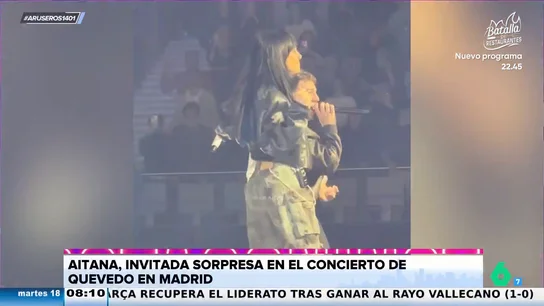 Aitana y Lola Índigo sorprenden al cantar con Quevedo en su concierto en Madrid: así fue el momentazo Aitana y Lola Índigo sorprenden al cantar con Quevedo en su concierto en Madrid: así fue el momentazo