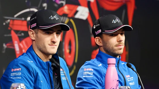 Jack Doohan y Pierre Gasly Jack Doohan y Pierre Gasly