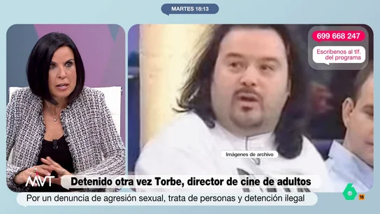 Bea de Vicente y la reincidencia de Torbe: "Cuando tienes una sexualidad perversa, las posibilidades son altísimas" "Este señor pactó como productor y difusor de pornografía infantil y no ha llegado a 2 años y estamos en las mismas", afirma tajante Bea de Vicente en este vídeo donde valora la nueva detención de Torbe.