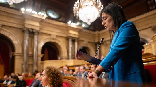 La diputada por Grupo Mixto del Parlament de Cataluña, Sílvia Orriols Serra La diputada por Grupo Mixto del Parlament de Cataluña, Sílvia Orriols Serra