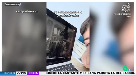 Un joven desvela lo que tienen en común Joaquín Sabina y el reggaeton: "Y sin embargo un rato cada día, te engañaría con cualquiera" Un joven desvela lo que tienen en común Joaquín Sabina y el reggaeton: "Y sin embargo un rato cada día, te engañaría con cualquiera"