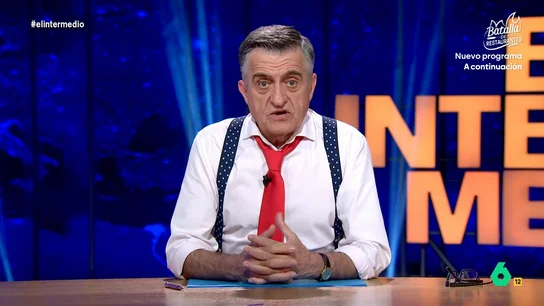 La reacción de Wyoming a las tibias disculpas de Miguel Ángel Rodríguez: "Hace buenas las del rey emérito" "He pedido disculpas y no le doy más importancia al asunto": así pedía perdón Miguel Ángel Rodríguez tras poner en duda los testimonios de los familiares de muertos en las residencias. La respuesta de Wyoming, en este vídeo.