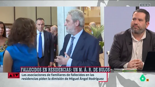 Fernando Berlín, sobre Miguel Ángel Rodríguez tras poner en duda el testimonio de las víctimas de la pandemia: "No conoce límites" Fernando Berlín, sobre Miguel Ángel Rodríguez tras poner en duda el testimonio de las víctimas de la pandemia: "No conoce límites"