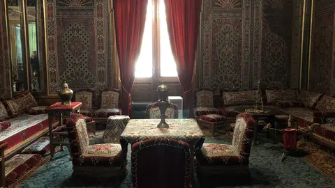 Sala decorada en el Castillo de Peles Sala decorada en el Castillo de Peles