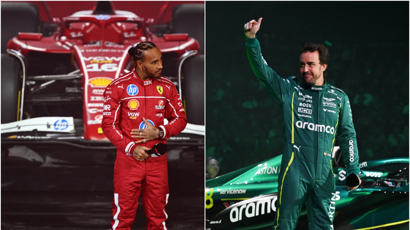 Lewis Hamilton y Fernando Alonso Lewis Hamilton y Fernando Alonso