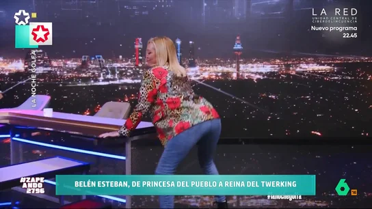 Belén Esteban demuestra que es la reina del twerking a ritmo de 'Gasolina' de Daddy Yankee Esteban ha visitado, junto a su compañera María Patiño, el programa de Miguel Lago en Telemadrid y se ha animado a bailar esta popular canción de reguetón. Belén, incluso, ha conseguido que el cómico se marque unos pasos.