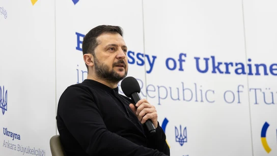 El presidente ucraniano, Volodímir Zelenski El presidente ucraniano, Volodímir Zelenski