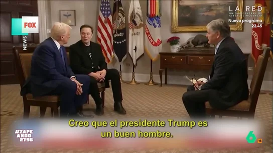 Cristina Pedroche, tras la cómplice entrevista de Trump y Musk: "No descarto que acaben en 'La isla de las tentaciones'" El presidente de EEUU y el magnate tecnológico han dado su primera entrevista conjunta donde no han dejado de lanzarse piropos. Ambos no han dudado en hablar sobre su relación profesional y han criticado a los "envidiosos" que quieren separarlos.