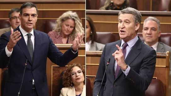 Choque de Sánchez y Feijóo en el Congreso Choque de Sánchez y Feijóo en el Congreso