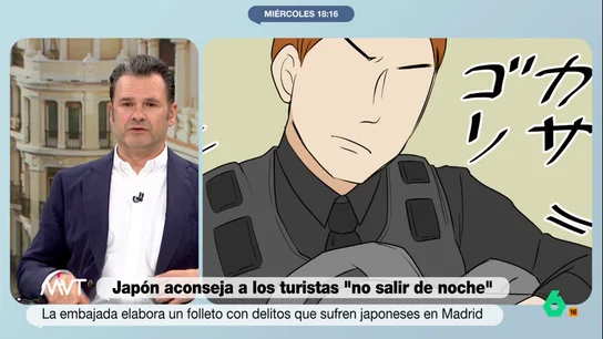 Iñaki López tira de ironía ante las advertencias de Japón a los turistas sobre los peligros de España: "¡Si, hombre! Te van a vender droga a precio de té" Iñaki López tira de ironía ante las advertencias de Japón a los turistas sobre los peligros de España: "¡Si, hombre! Te van a vender droga a precio de té"