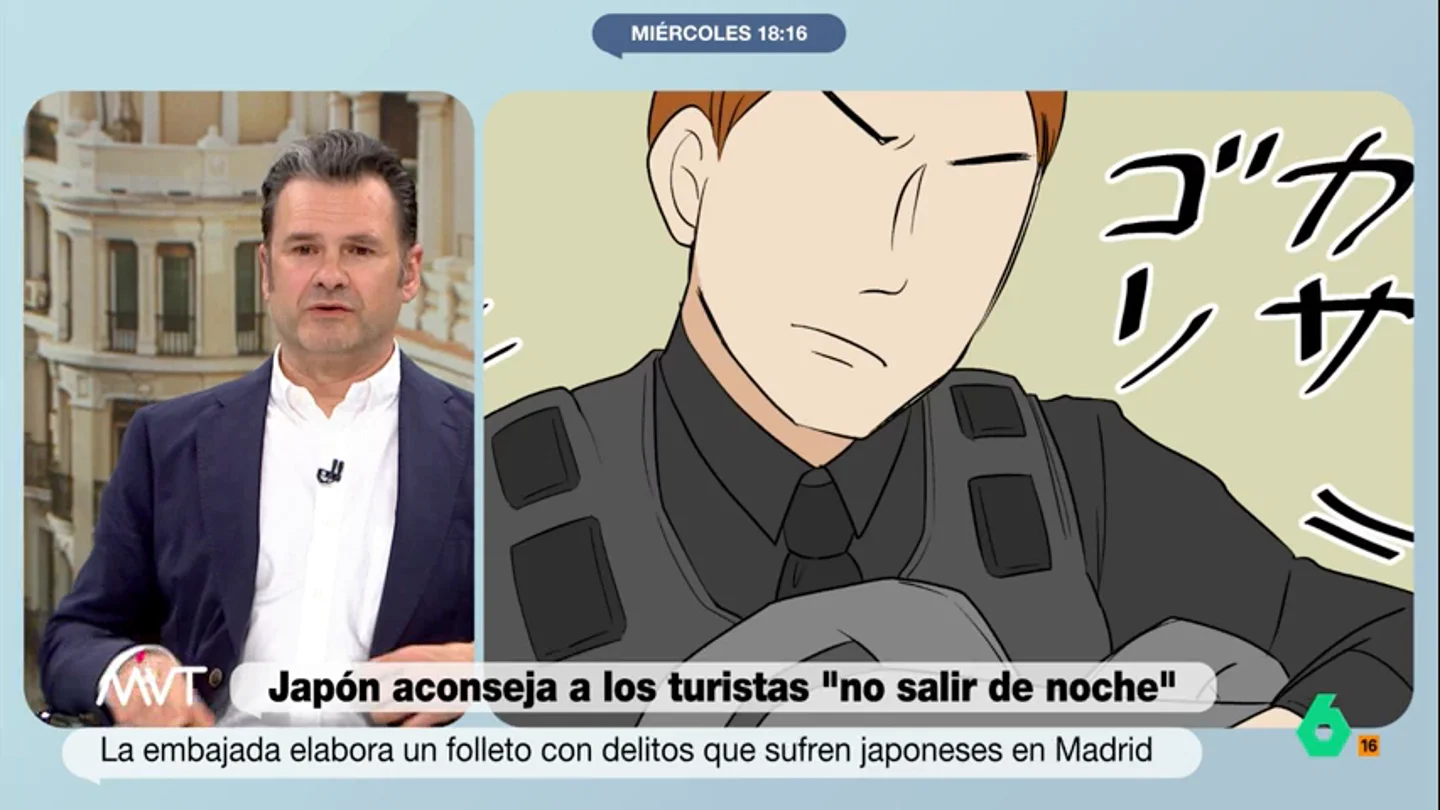 Iñaki López tira de ironía ante las advertencias de Japón a los turistas sobre los peligros de España: "¡Si, hombre! Te van a vender droga a precio de té" Iñaki López tira de ironía ante las advertencias de Japón a los turistas sobre los peligros de España: "¡Si, hombre! Te van a vender droga a precio de té"