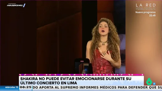 Shakira se emociona al cantar en pleno concierto 'Antología', su tema con sus hijos Milan y Sasha Shakira se emociona al cantar en pleno concierto 'Antología', su tema con sus hijos Milan y Sasha
