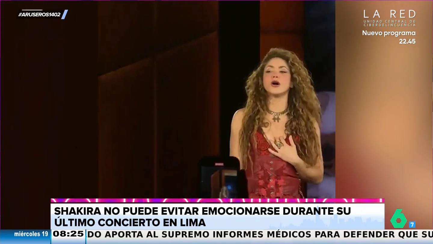 Shakira se emociona al cantar en pleno concierto 'Antología', su tema con sus hijos Milan y Sasha Shakira se emociona al cantar en pleno concierto 'Antología', su tema con sus hijos Milan y Sasha