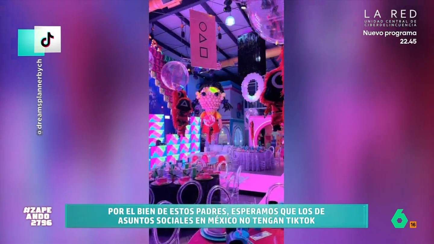 Una niña celebra su cumpleaños inspirado en 'El Juego del Calamar': "La temática del hermano fue 'Saw'" Una niña celebra su cumpleaños inspirado en 'El Juego del Calamar': "La temática del hermano fue 'Saw'"