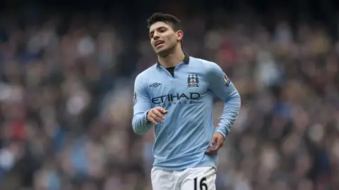 El futbolista Sergio Agüero El futbolista Sergio Agüero