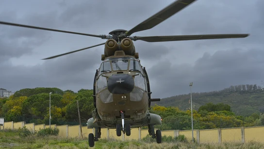 Foto de archivo de un helicóptero del Ejército Foto de archivo de un helicóptero del Ejército