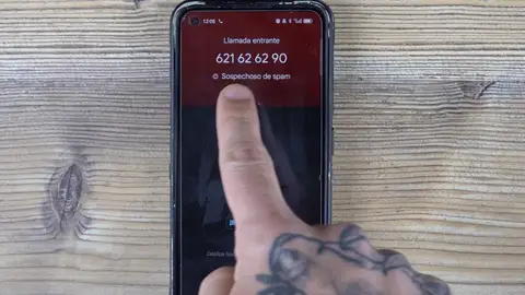 Llamada de spam Llamada de spam