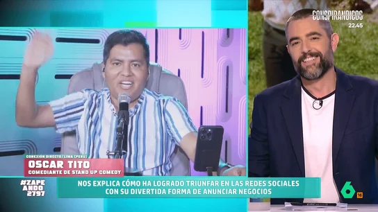 Óscar Tito, sobre su éxito en redes sociales: "Tengo un 2% de 'hate', pero es de gente fea así que no importa" El hotel Luna Rosa, en Perú, ha logrado hacerse viral en todo el mundo gracias al divertido anuncio del cómico. El influencer cuenta en Zapeando cómo ha conseguido que sus anuncios triunfen en las redes sociales.
