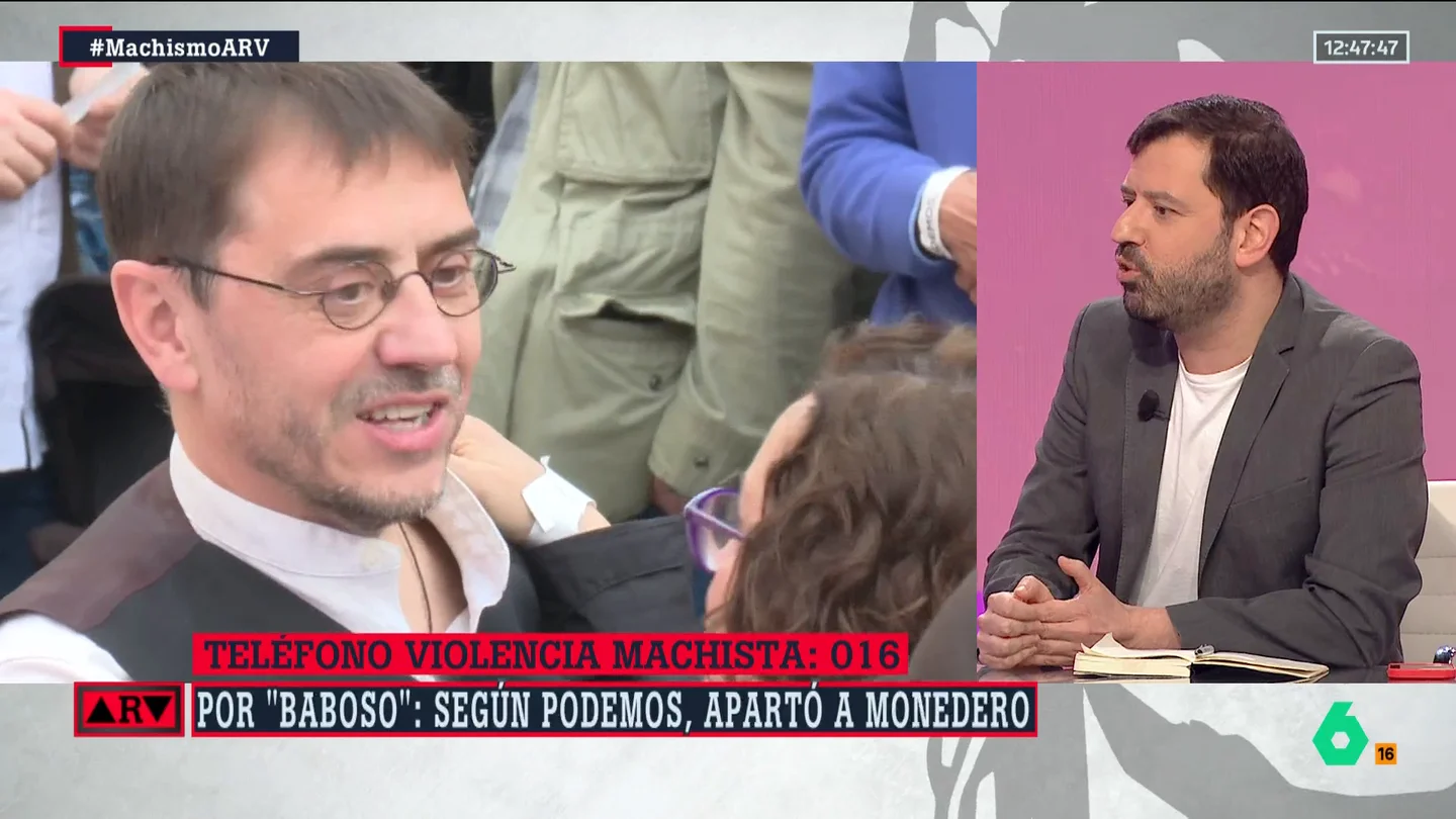 La reflexión de Valdivia tras el escándalo de Monedero: "El machismo es algo transversal que atraviesa a todos los partidos" La reflexión de Valdivia tras el escándalo de Monedero: "El machismo es algo transversal que atraviesa a todos los partidos"