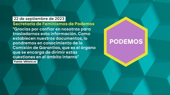 Respuesta de Podemos a un correo electrónico en el que se advertía del comportamiento de Monedero Respuesta de Podemos a un correo electrónico en el que se advertía del comportamiento de Monedero