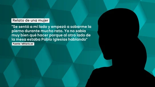 Relato de una presunta víctima de Juan Carlos Monedero, recogido por 'elDiario.es'. Relato de una presunta víctima de Juan Carlos Monedero, recogido por 'elDiario.es'.