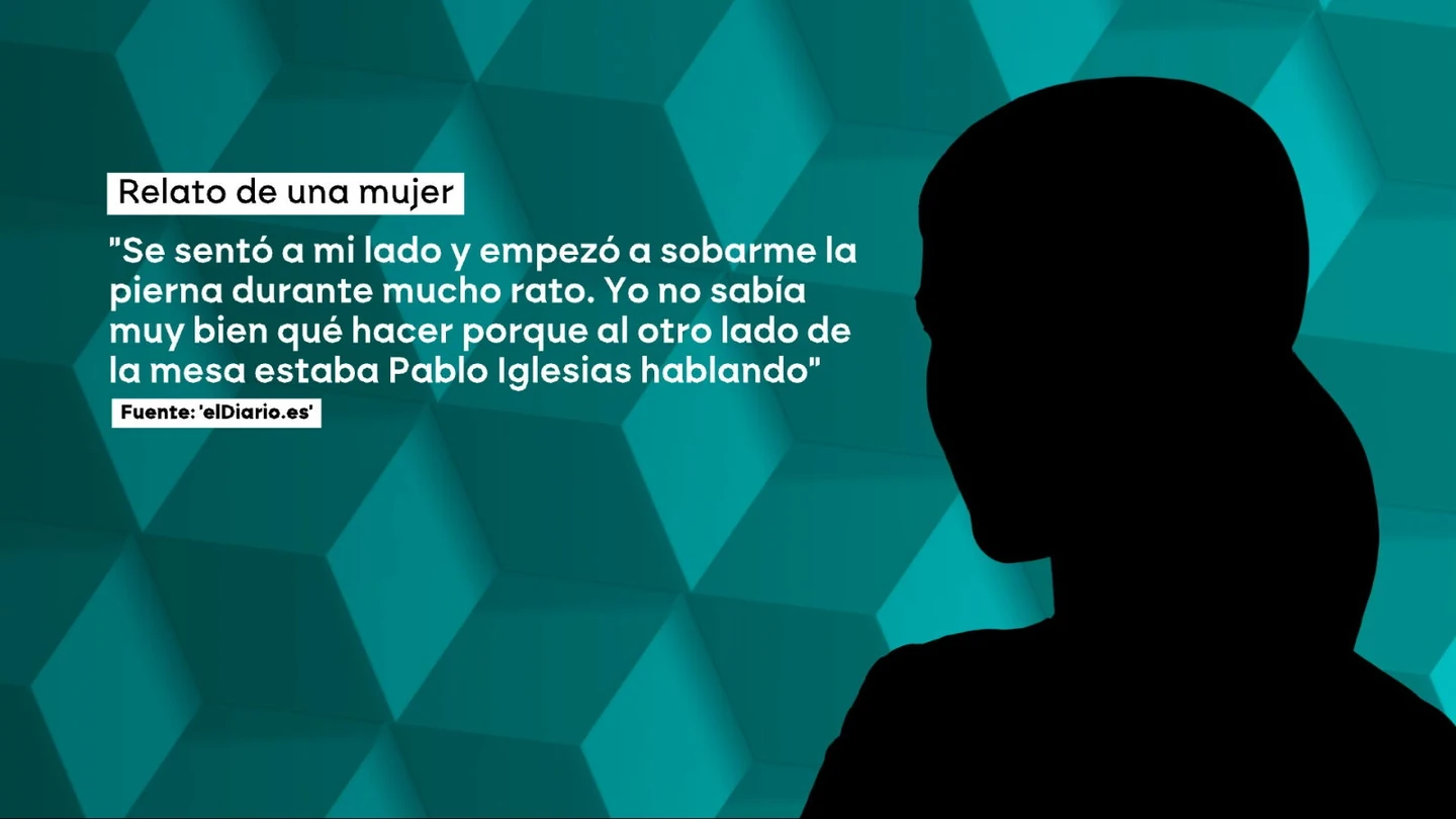 Relato de una presunta víctima de Juan Carlos Monedero, recogido por 'elDiario.es'. Relato de una presunta víctima de Juan Carlos Monedero, recogido por 'elDiario.es'.